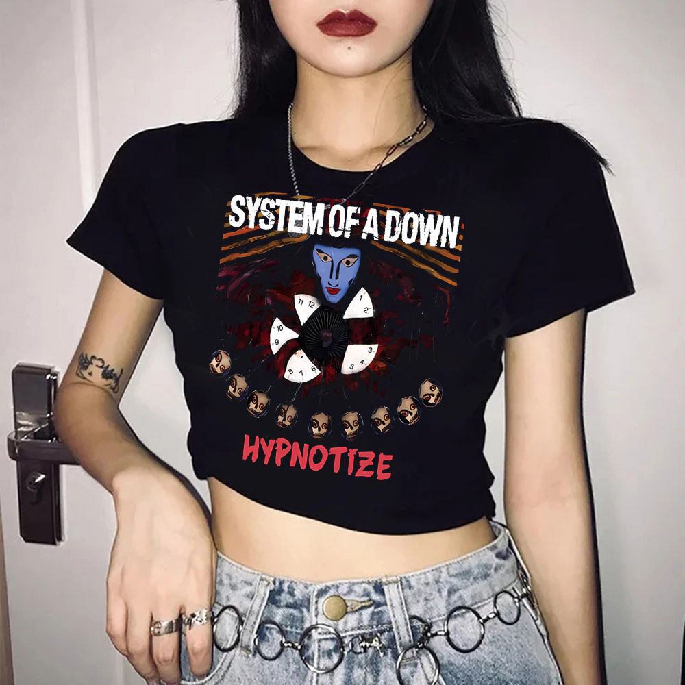 Summer Grunge Clothing - System of a Down crop top