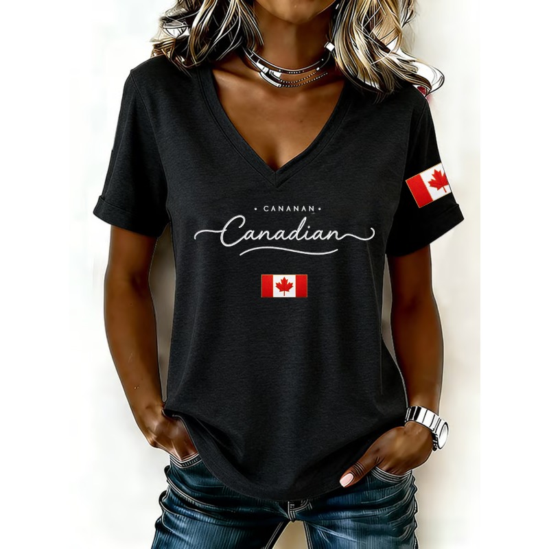 Summer Clothing Women Canada - Canada National Flag Print Women's T-Shirts