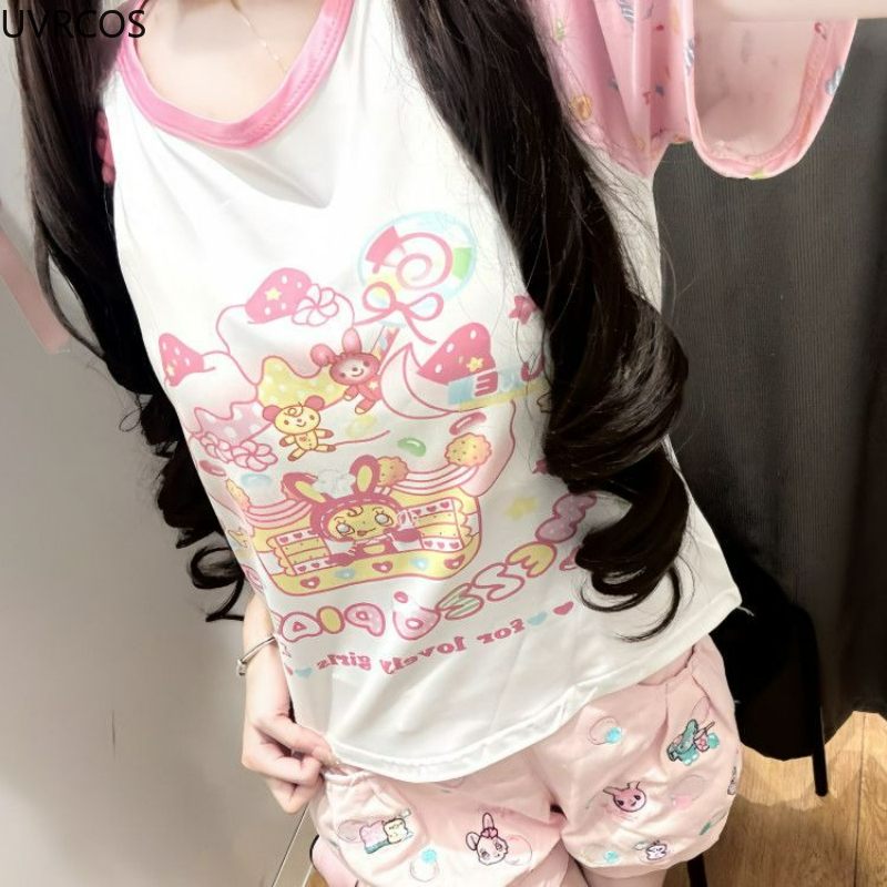 Summer Grunge Clothing - Summmer Kawaii Lolita T-shirts Japanese Y2k
