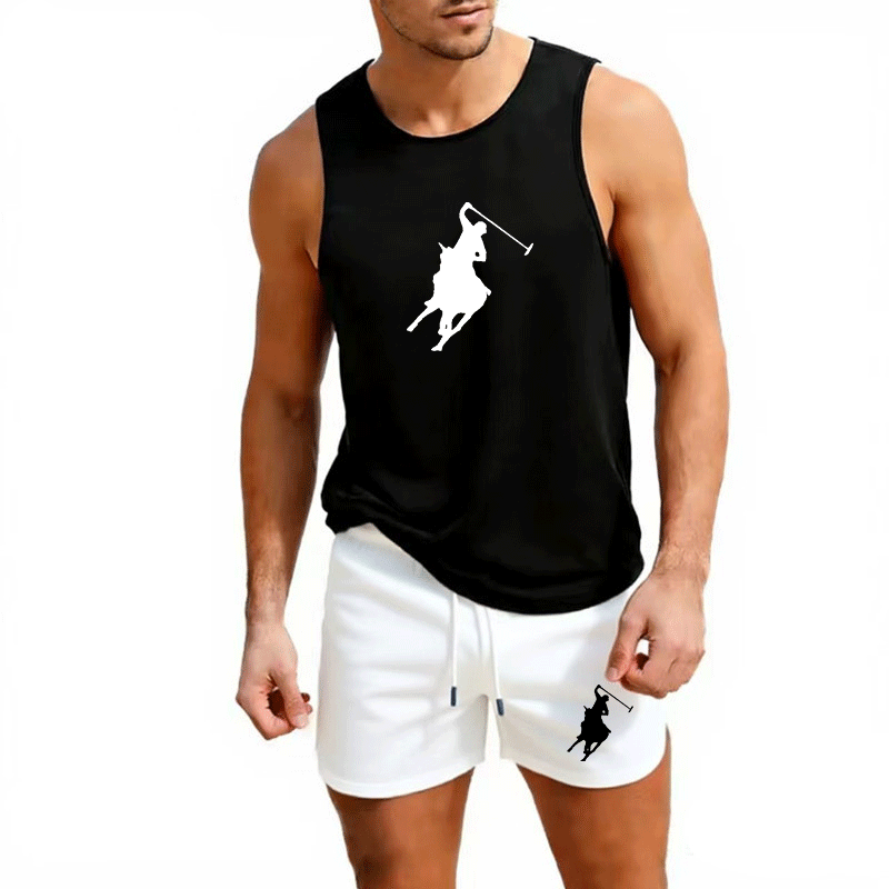 Summer Clothing Trend - European Men Summer Vest and Shorts