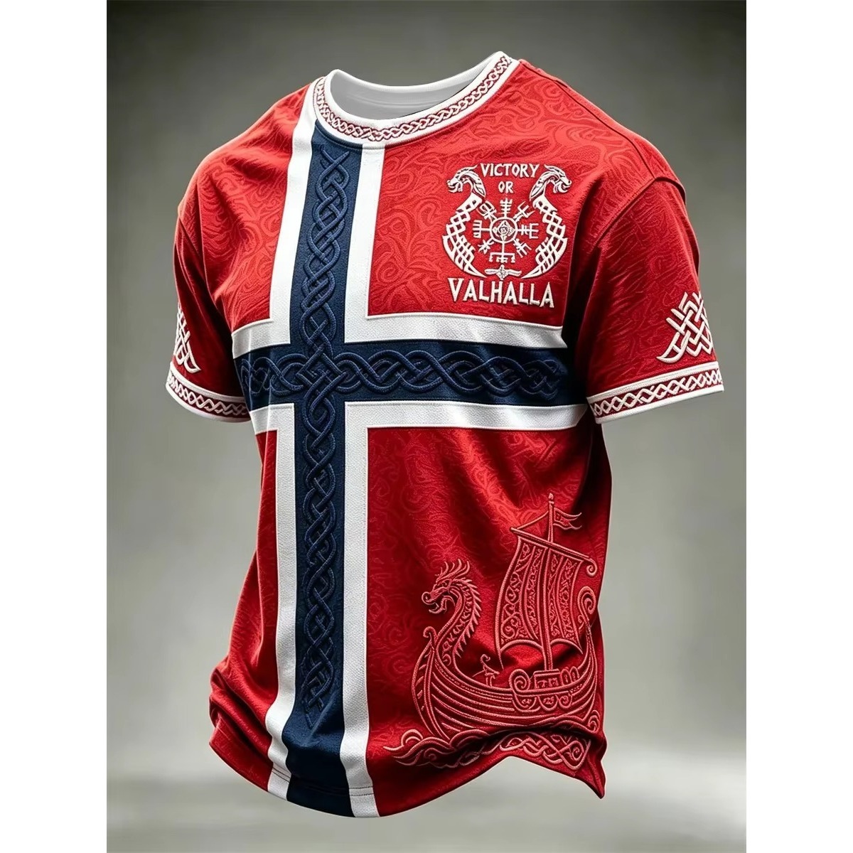 Summer Viking Clothing - Norway Viking T Shirt Men Norge