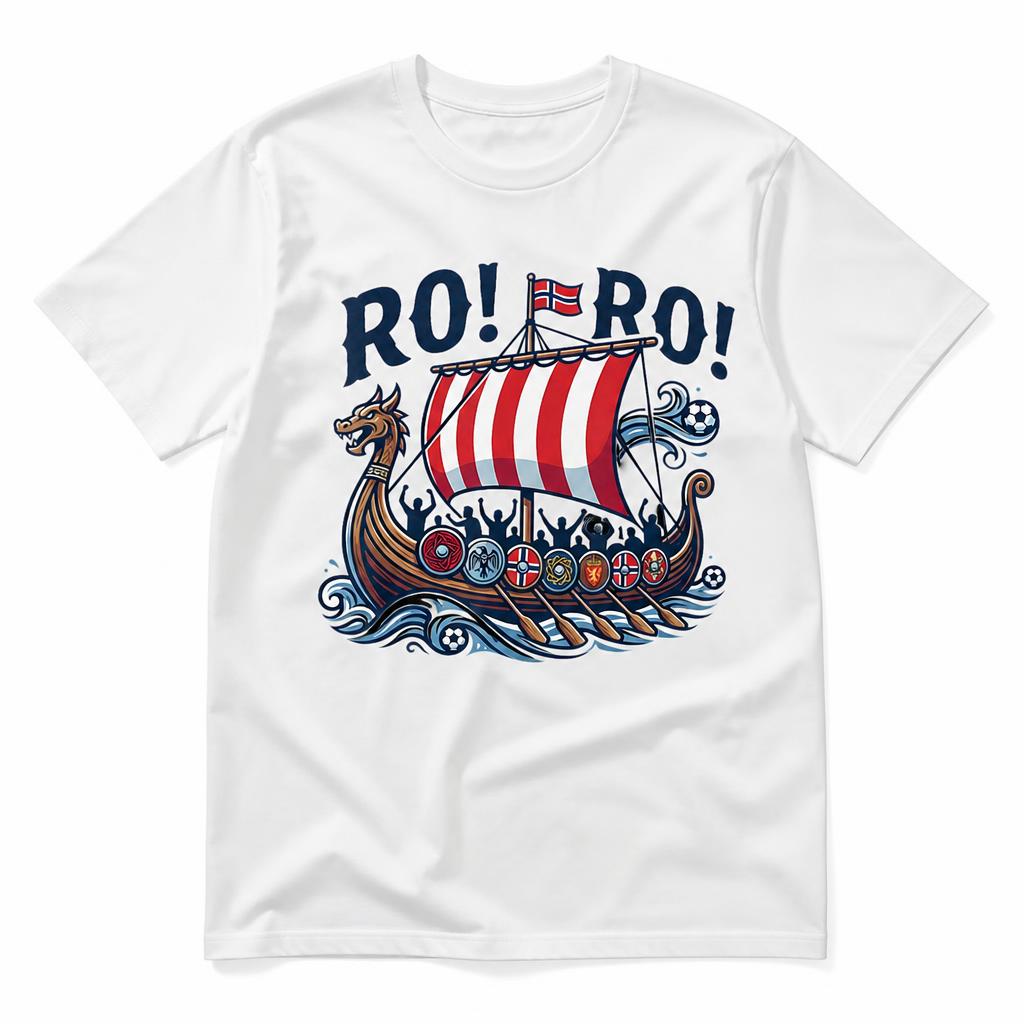 Summer Viking Clothing - Ro Ro Norway Viking Ship Soccer