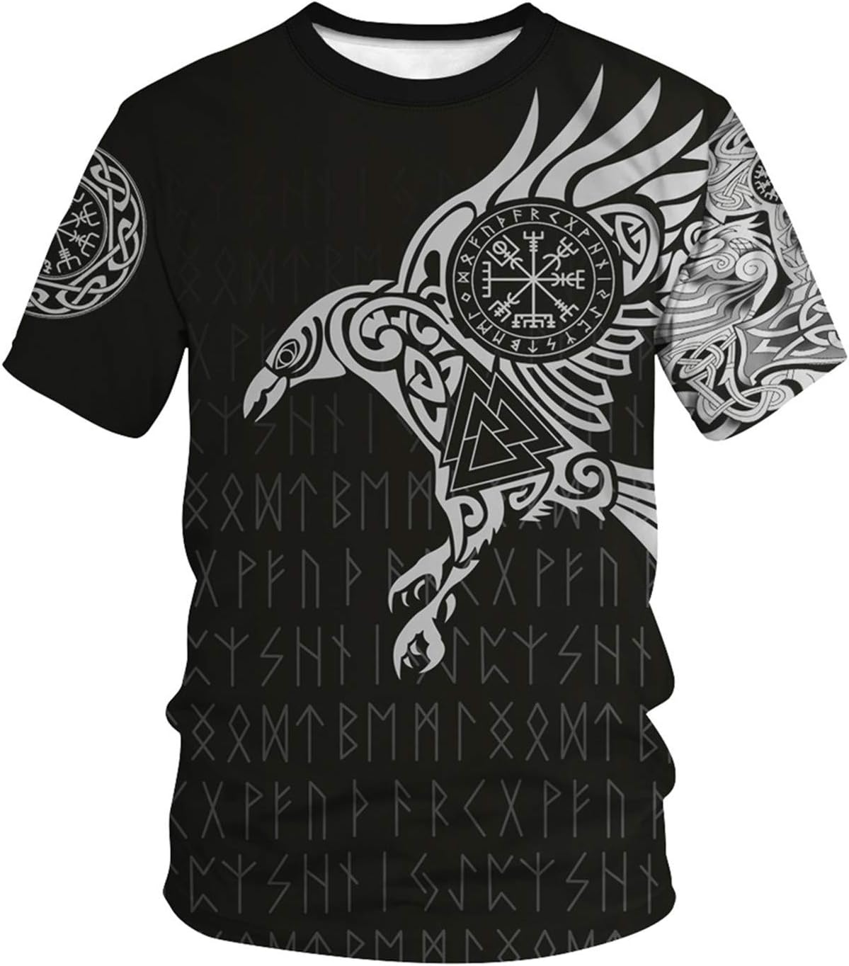 Summer Viking Clothing - Men's Vikings T Shirt Tops Novelty
