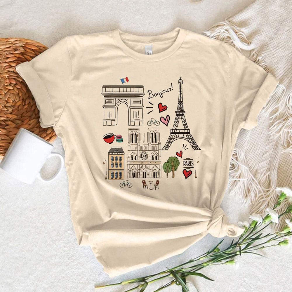 Summer Clothing In Paris - Paris Printed Women's T-shirt Women Manga
