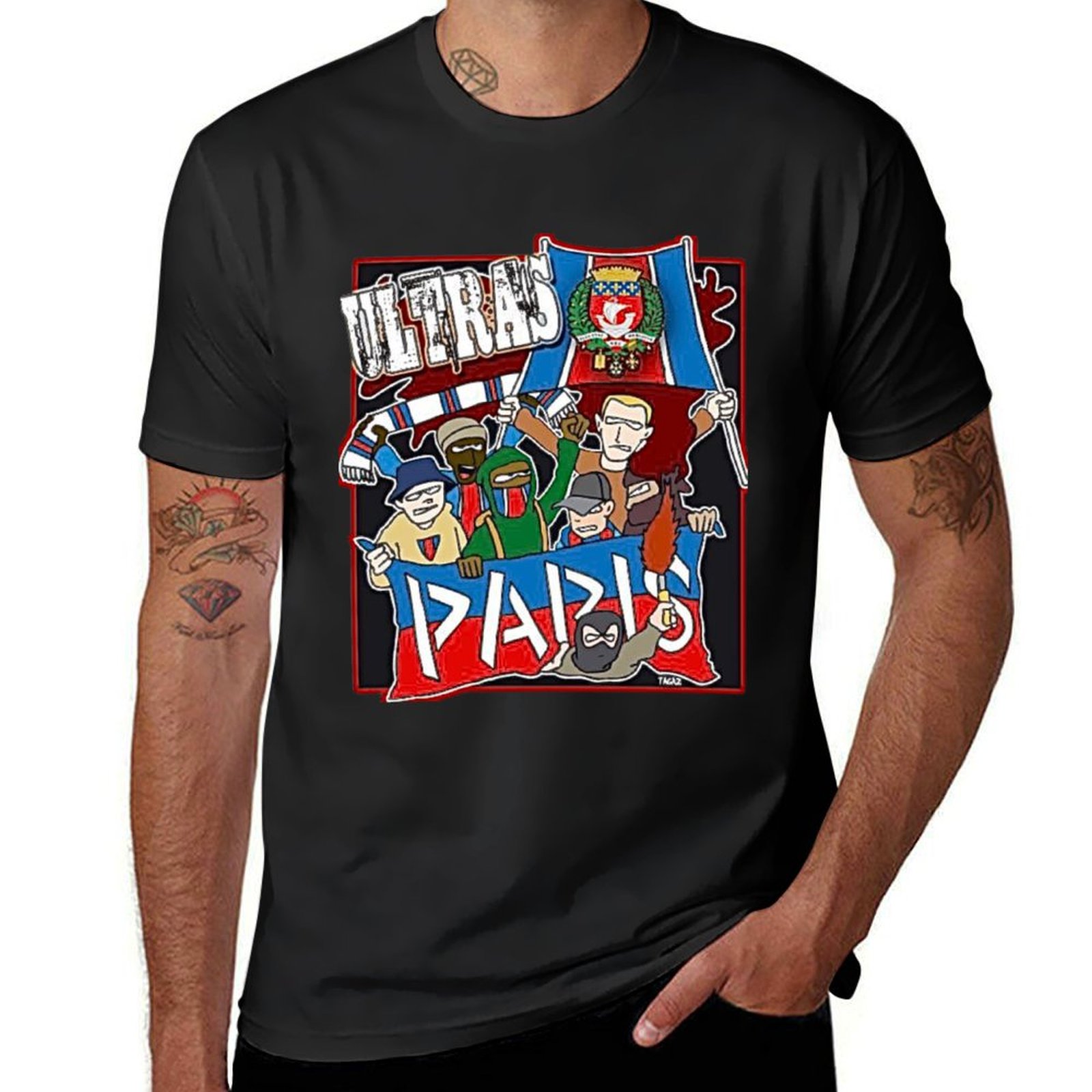 Summer Clothing In Paris - Ultras Paris T-Shirt Aesthetic clothing summer