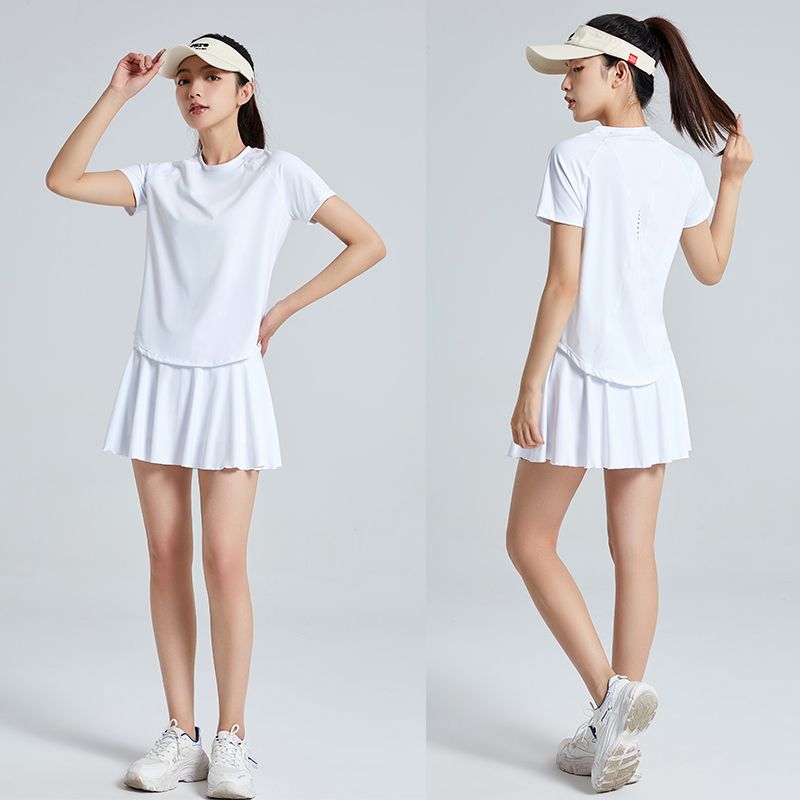 2pcs Tennis Skirt Set Women Su - đánh giá và giá Summer Golf Clothing