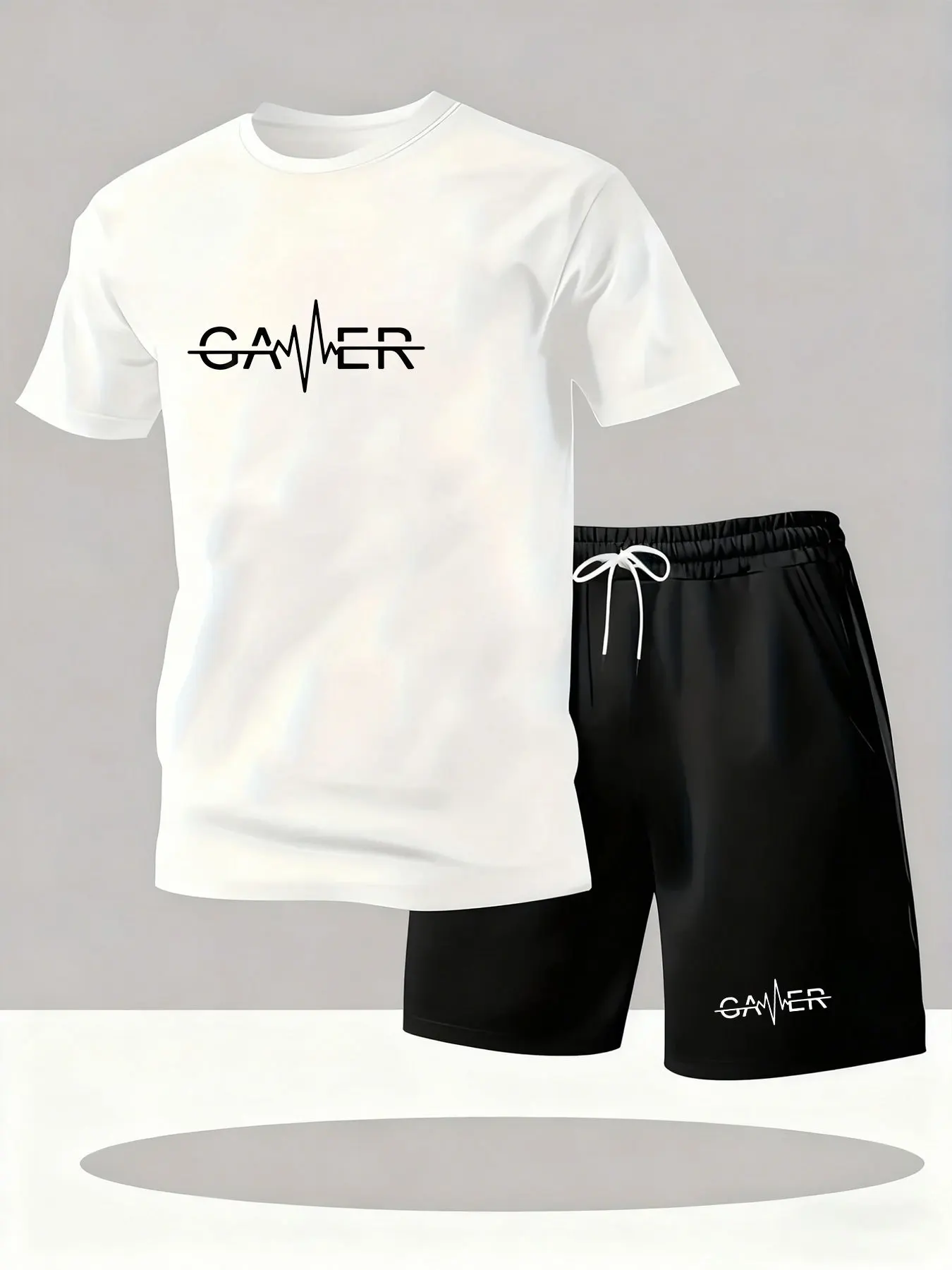 Men Summer 2 Piece Outfit Crew - đánh giá và giá Summer Clothing For Young Men