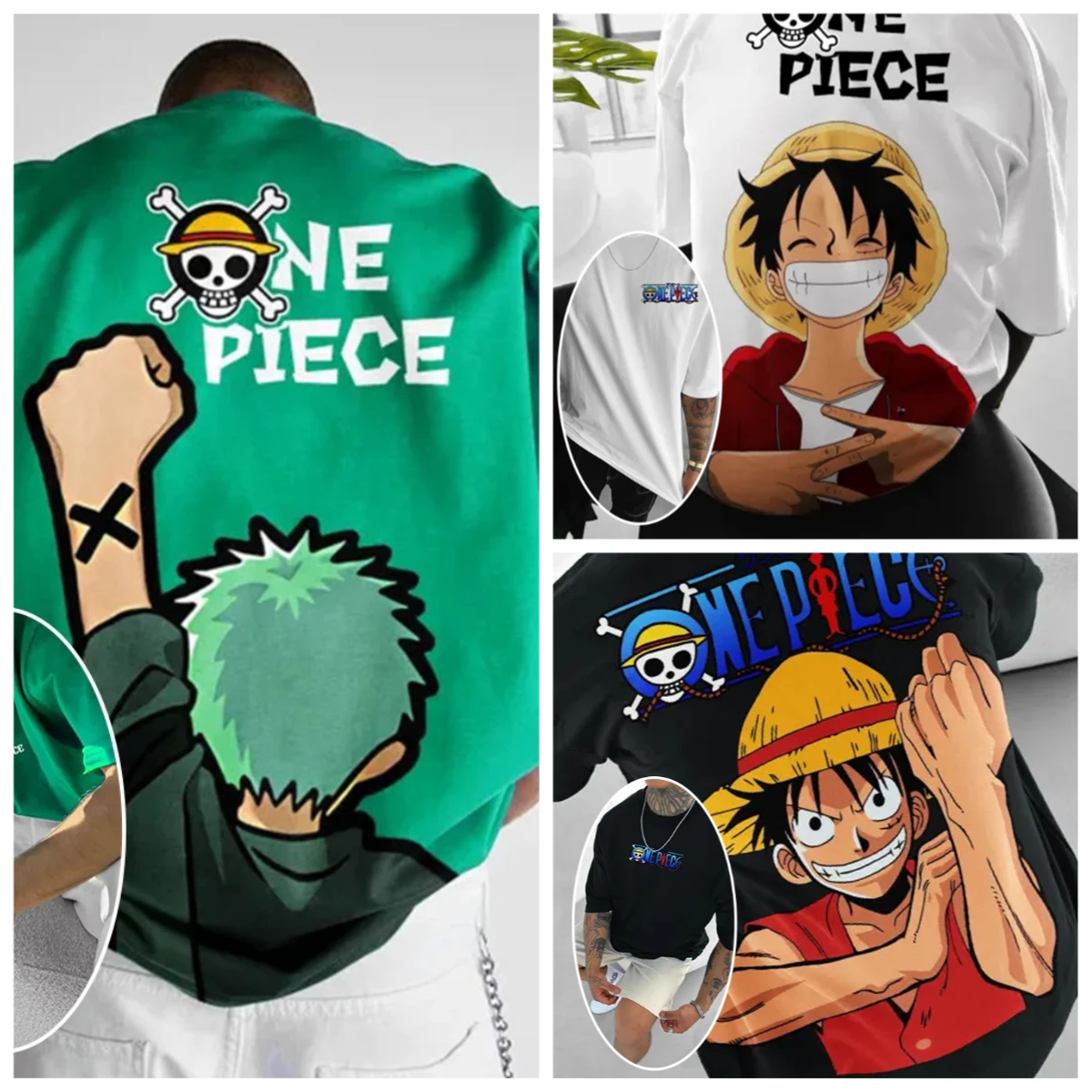 ONE PIECE Luffy Zoro 2025 Summ - đánh giá và giá Summer Clothing Trends 2025