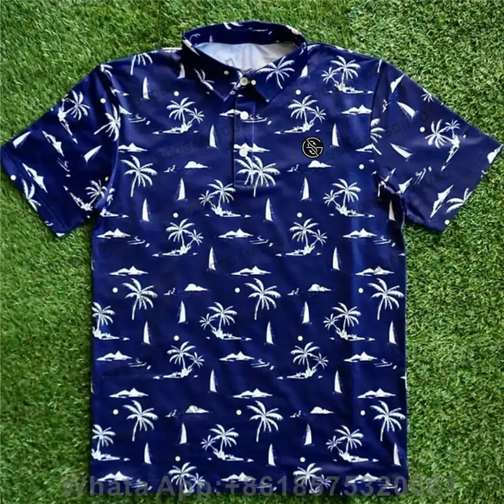 Golf Apparel Summer Men Lapel  - đánh giá và giá Summer Golf Clothing