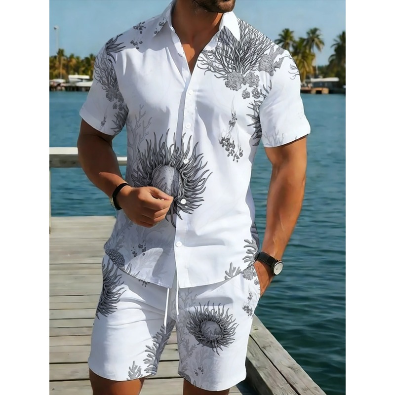 Men's Floral Hawaiian Shirt &  - đánh giá và giá Beach Shirt Hawaiian