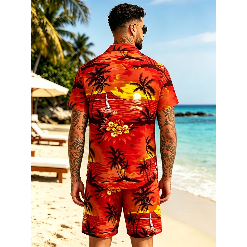Men's Hawaiian Party Shirt and - đánh giá và giá Beach Shirt Hawaiian