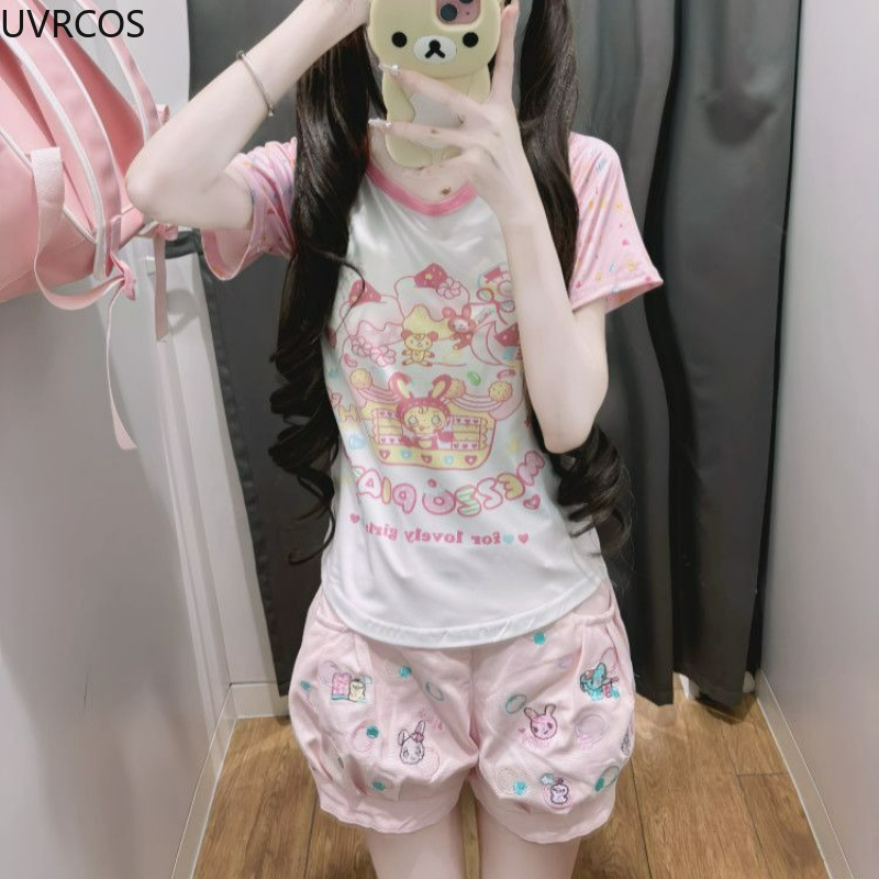 Summmer Kawaii Lolita T-shirts - đánh giá và giá Summer Grunge Clothing