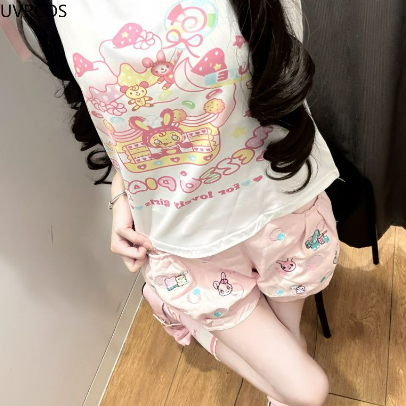 Summmer Kawaii Lolita T-shirts - đánh giá và giá Summer Grunge Clothing