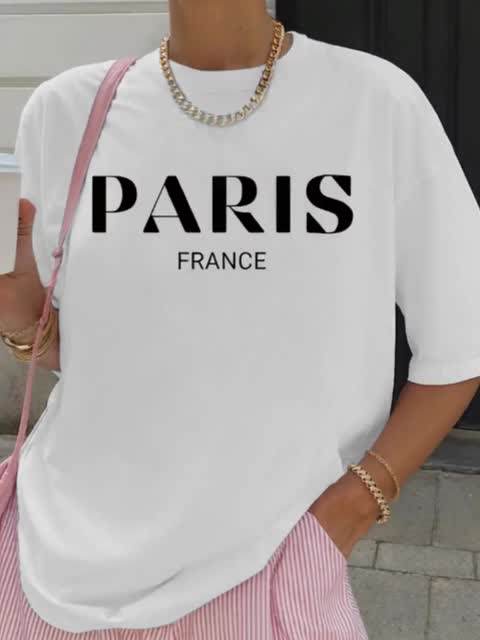 Women'S Casual Short-Sleeve Cr - đánh giá và giá Summer Clothing In Paris