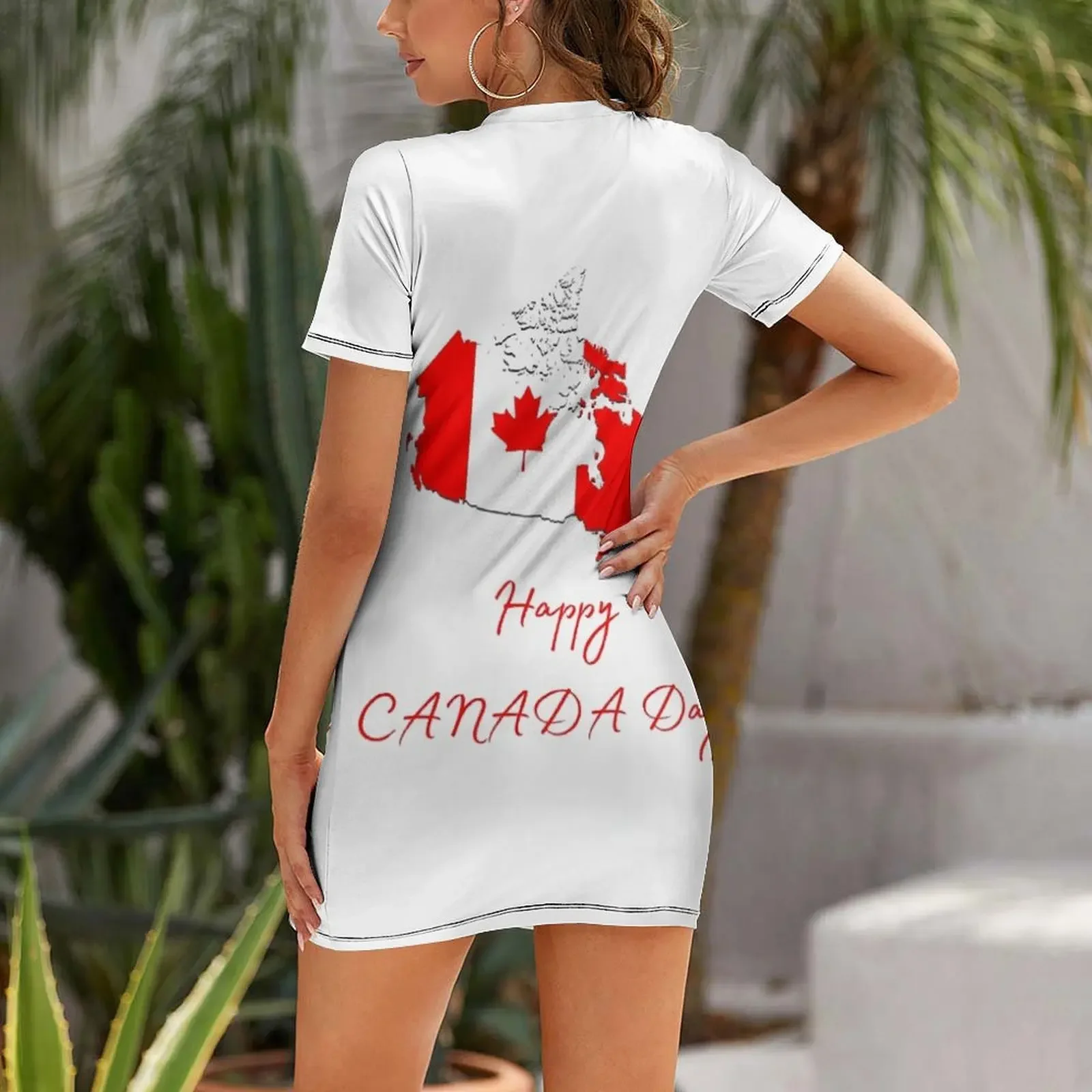 Happy Canada day Short-Sleeved - đánh giá và giá Summer Clothing Women Canada