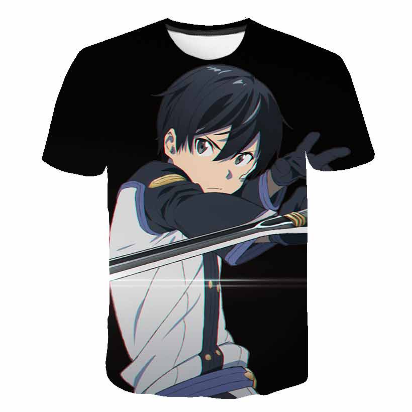 Anime 3D-printed Sword Art Onl - đánh giá và giá Summer Clothing Online Shopping