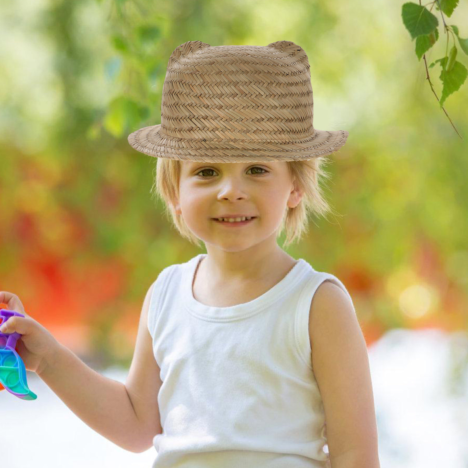 Kids Straw Sun Hat Wide Brim W - đánh giá và giá Sun Hat Wide Brim