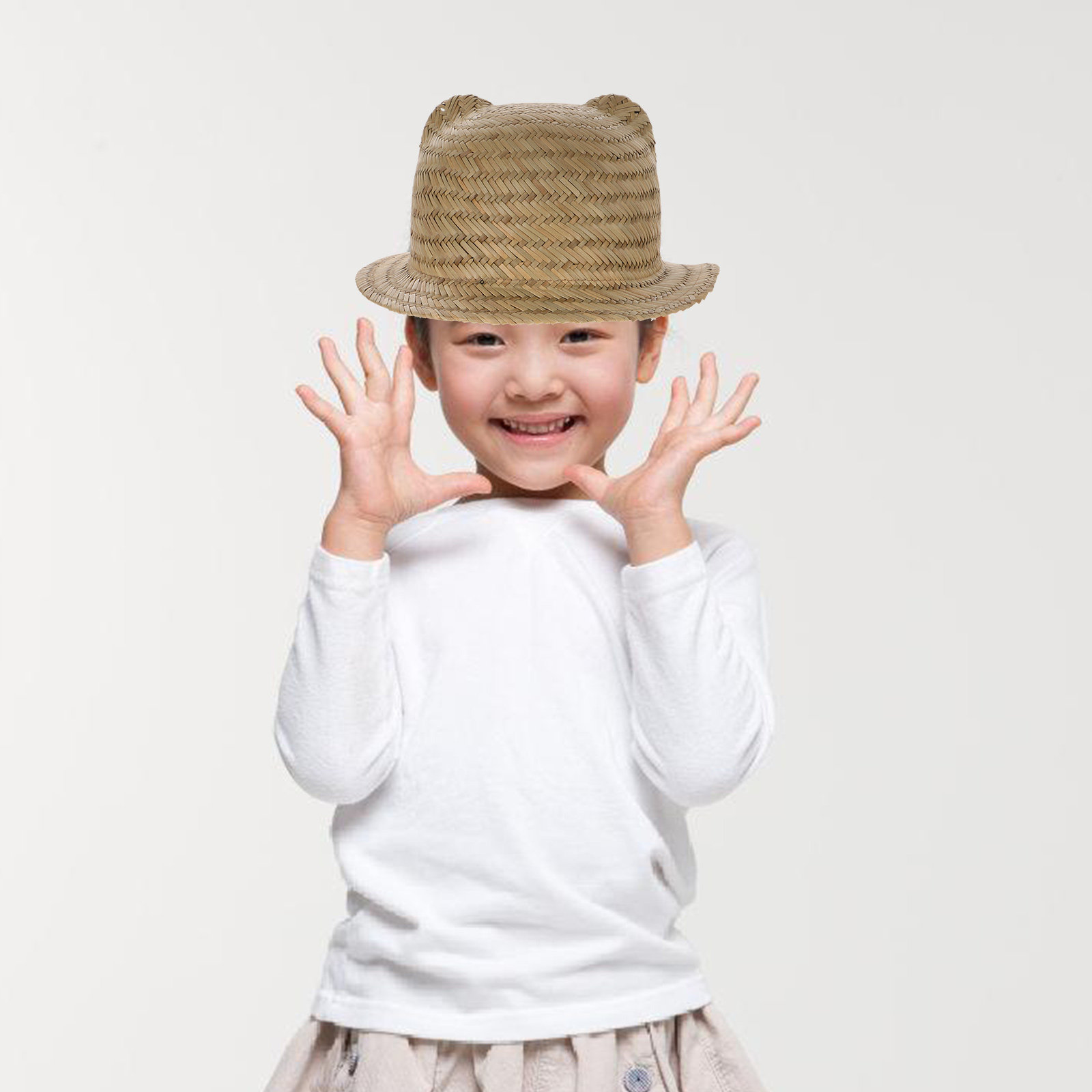Kids Straw Sun Hat Wide Brim W - đánh giá và giá Sun Hat Wide Brim