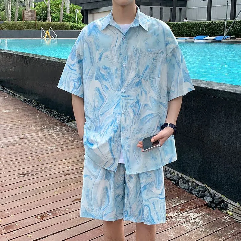 Men's Hawaiian Beach Tie Dye S - đánh giá và giá Beach Shirt Hawaiian