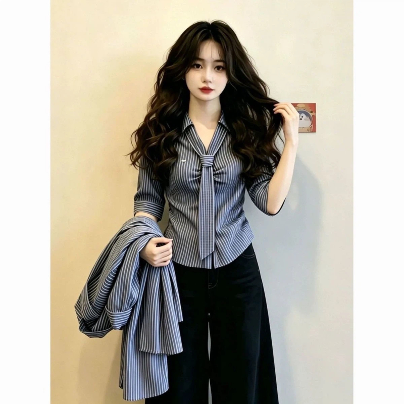 Polo Neck Lacing Short Sleeve  - đánh giá và giá Summer Clothing Trends For Women