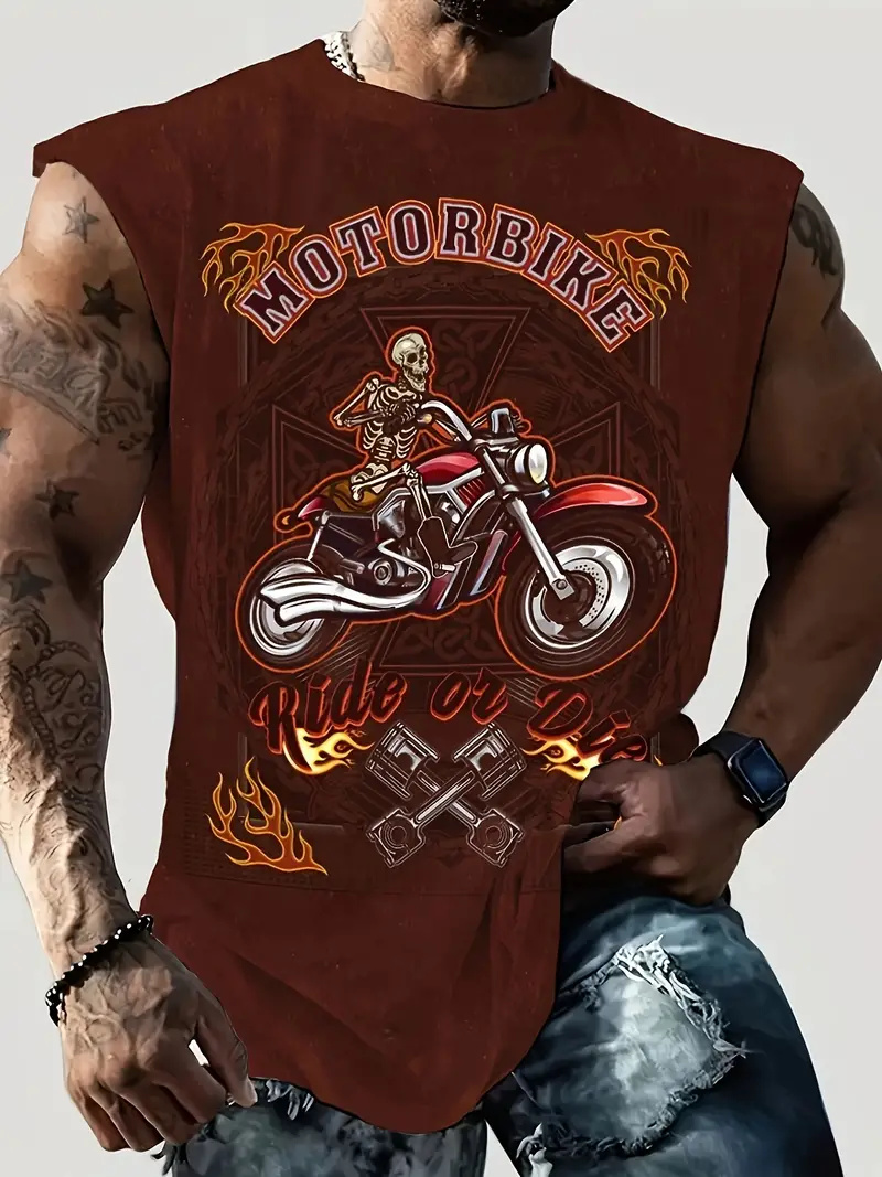 Summer New Men's Vest T-shirt  - đánh giá và giá Summer Viking Clothing