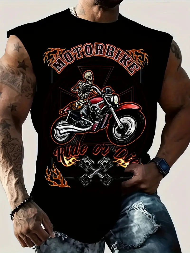 Summer New Men's Vest T-shirt  - đánh giá và giá Summer Viking Clothing