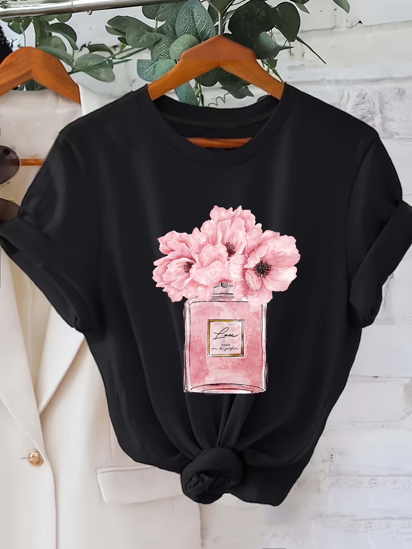 Women'S Floral Print T-Shirt P - đánh giá và giá Summer Clothing In Paris