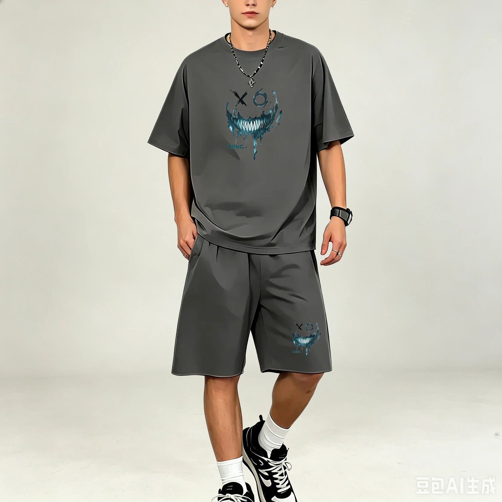 Men T-Shirts Sets Quick Dry Br - đánh giá và giá Summer Clothing For Young Men