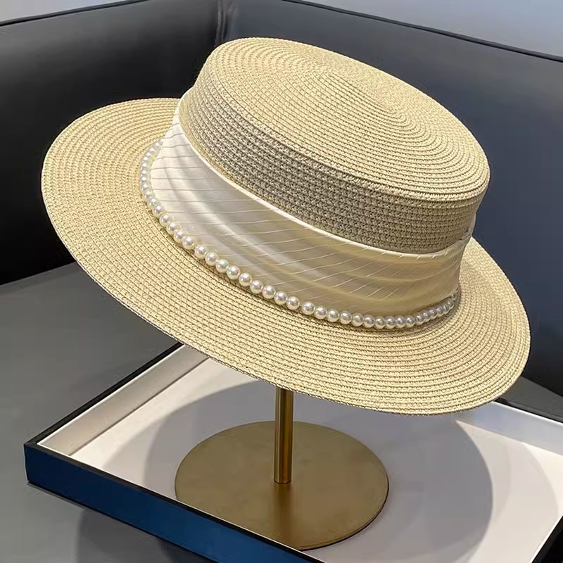 2025 New Style Hat Retro Flat  - đánh giá và giá Sun Hat Wide Brim