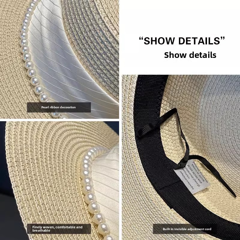 2025 New Style Hat Retro Flat  - đánh giá và giá Sun Hat Wide Brim