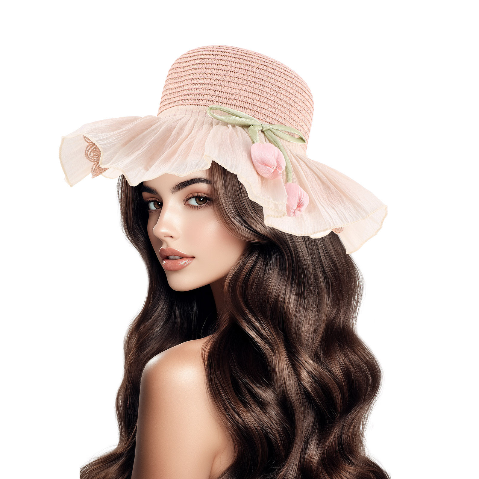 Girl Summer Straw Sun Hat Wide - đánh giá và giá Sun Hat Wide Brim