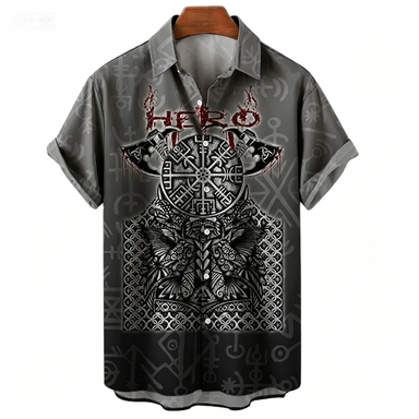 2026 Fashion Viking Symbol 3D  - đánh giá và giá Summer Viking Clothing