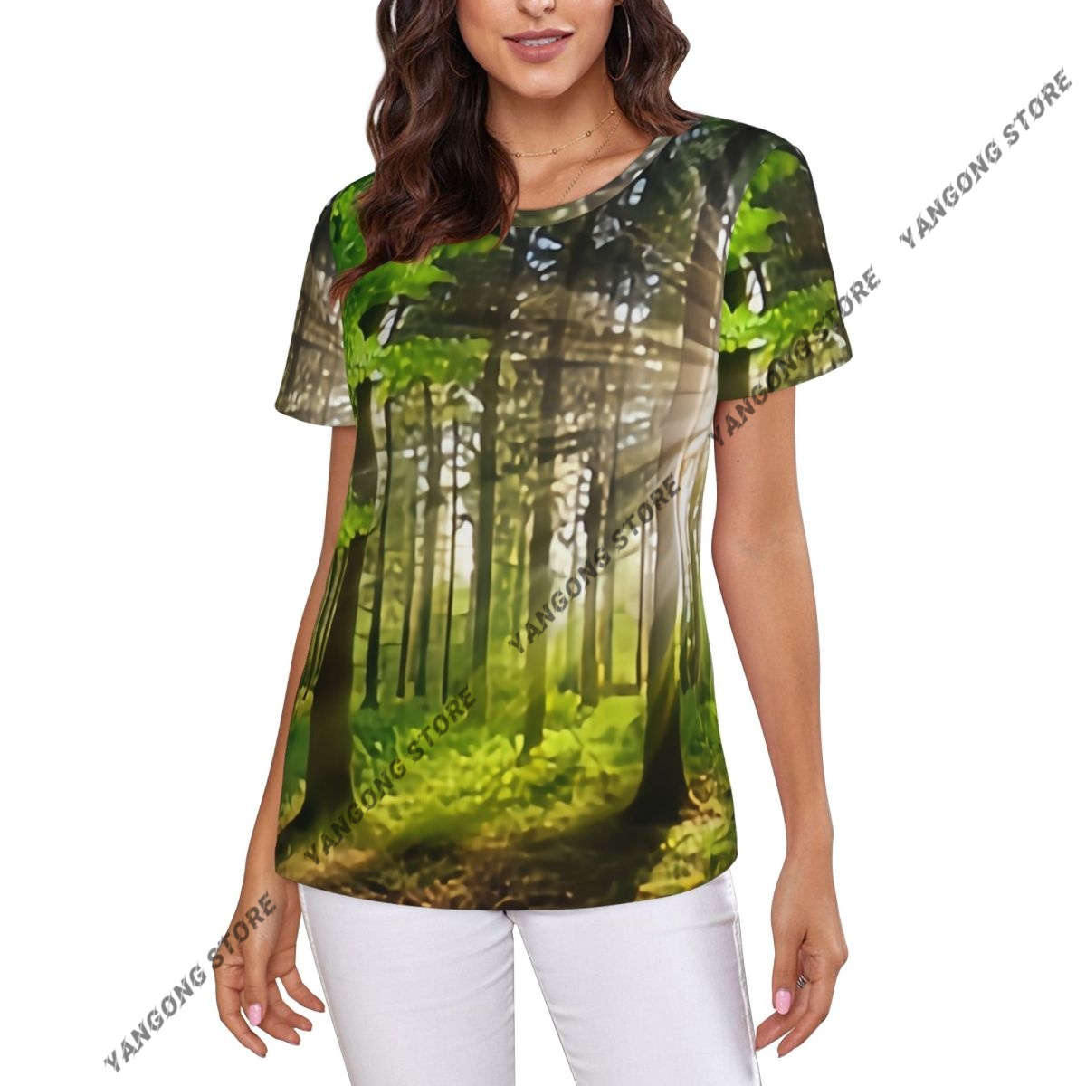 Womens Short Sleeve Panoramic  - đánh giá và giá Summer Rays Clothing