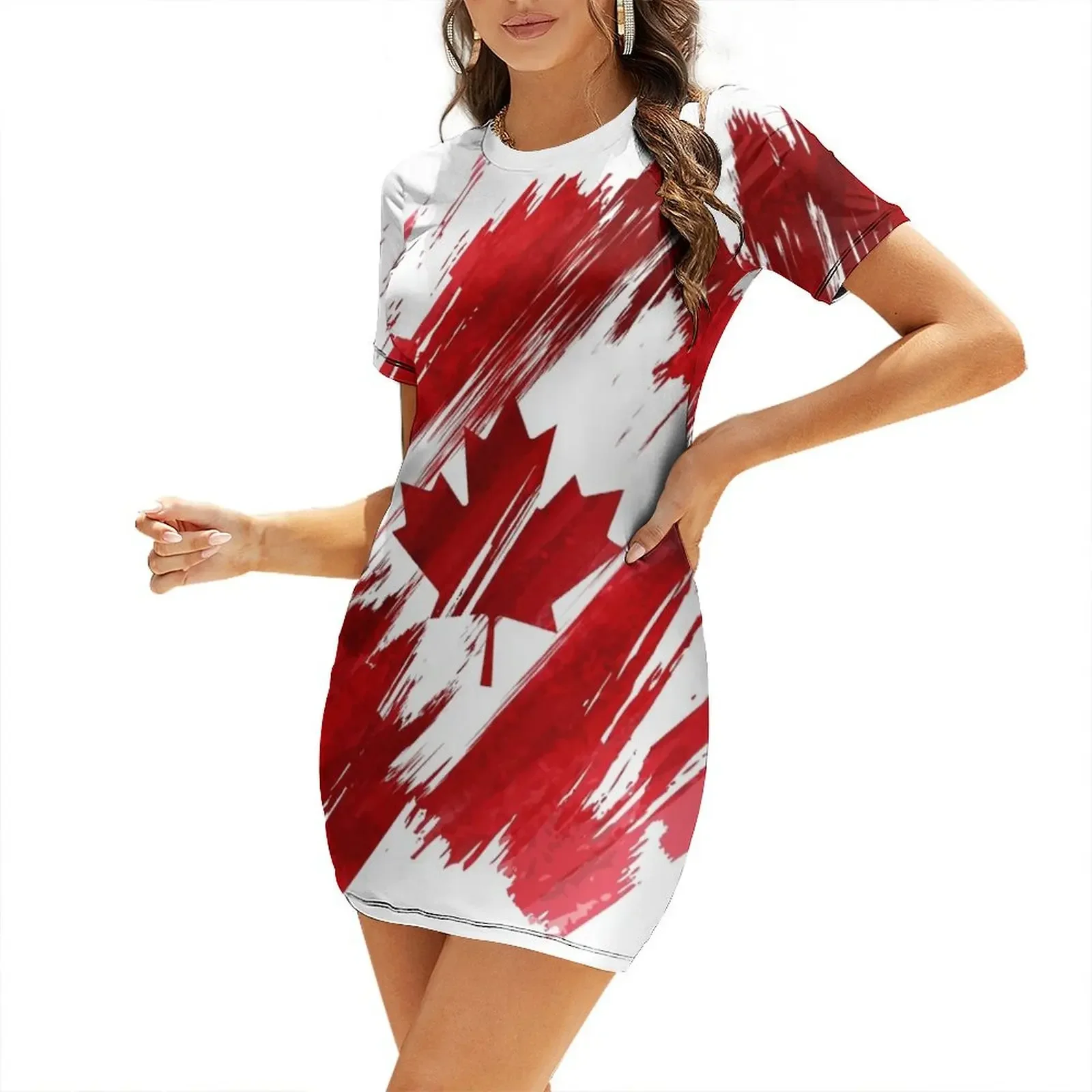 Canada Short-Sleeved Dress ele - đánh giá và giá Summer Clothing Women Canada