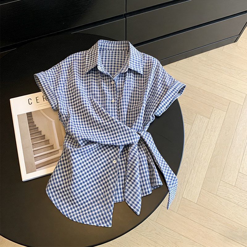 Irregular Plaid Bandage Trend  - đánh giá và giá Summer Clothing Trends For Women