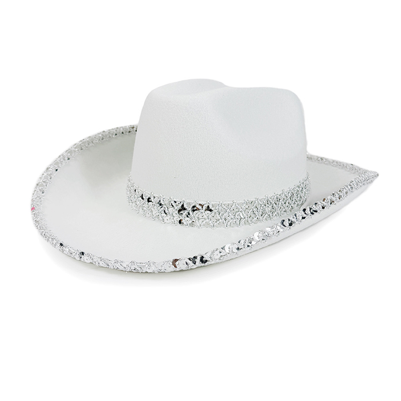Women Men Sequin Cowgirl Hat S - đánh giá và giá Sun Hat Wide Brim