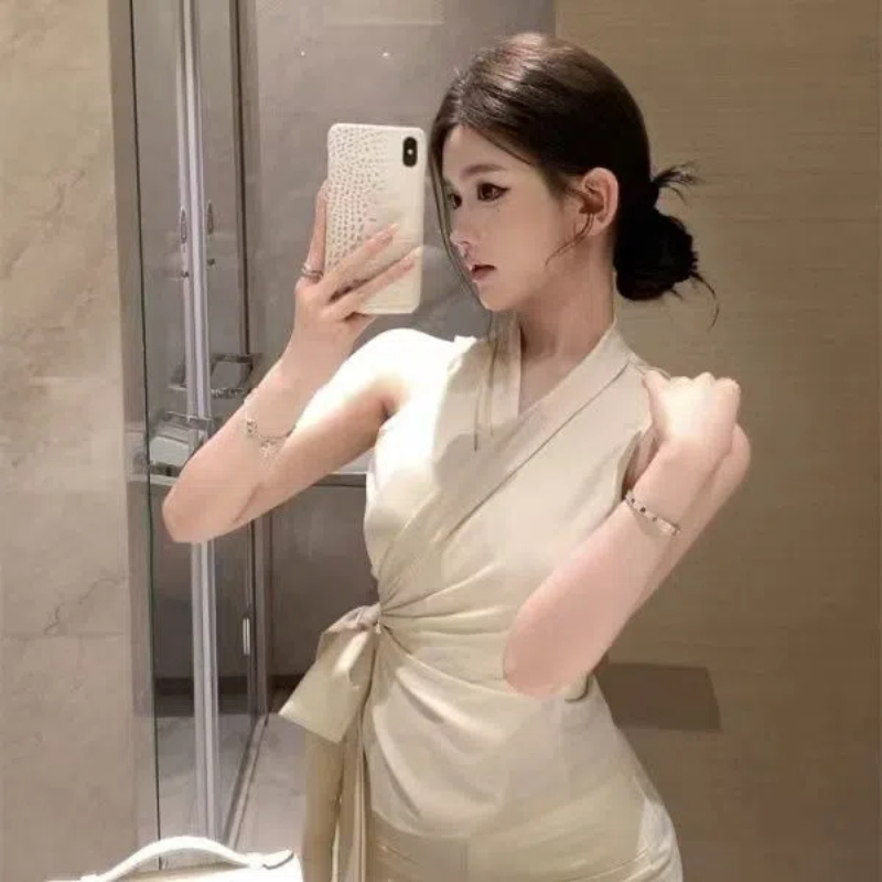 Temperament V Neck Bandage Sle - đánh giá và giá Summer Clothing Trends For Women