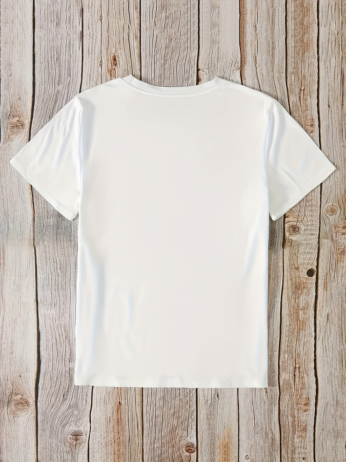 Cartoon Donut Print T-shirt, S - đánh giá và giá Summer Clothing Trends 2025