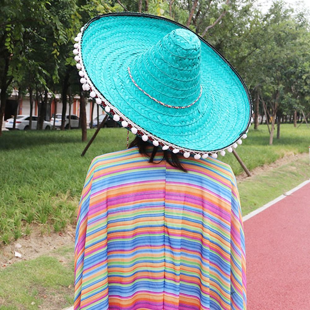 Mexican Style Straw Hats Wide  - đánh giá và giá Sun Hat Wide Brim