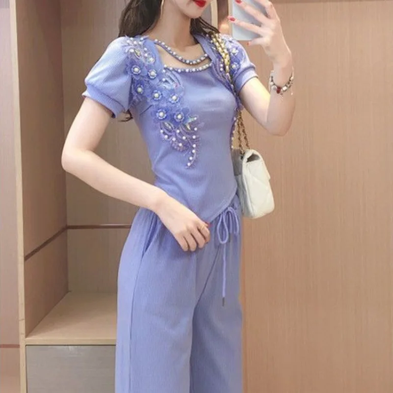 Wide Leg Ladies Trouser Purple - đánh giá và giá Summer Clothing Trends 2025