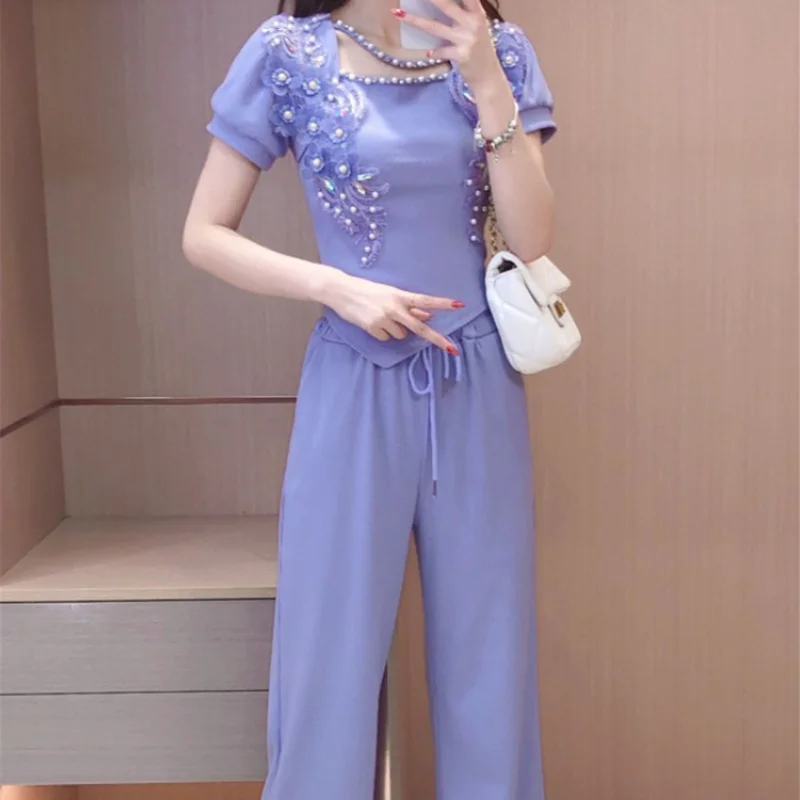 Wide Leg Ladies Trouser Purple - đánh giá và giá Summer Clothing Trends 2025