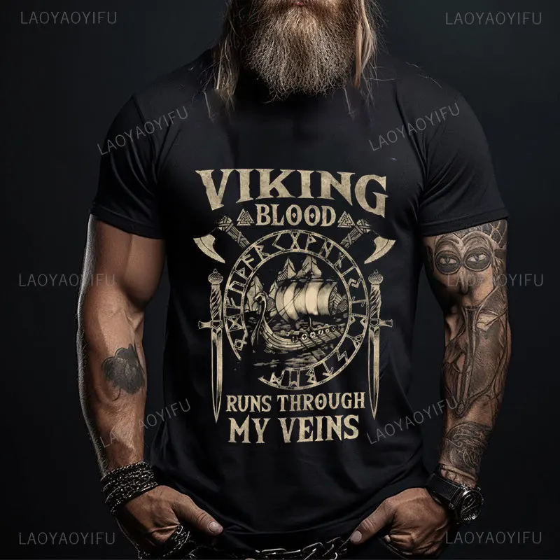 Viking Blood high-quality men' - đánh giá và giá Summer Viking Clothing