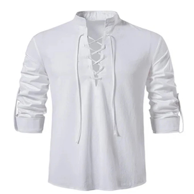 2023 New Men's V-neck shirt T- - đánh giá và giá Summer Viking Clothing