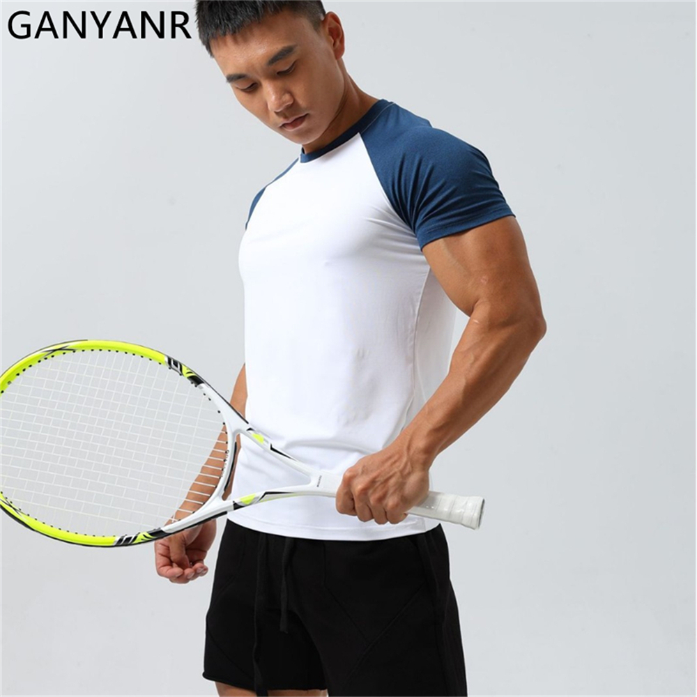 GANYANR Men's Running T-shirt  - đánh giá và giá Summer Golf Clothing