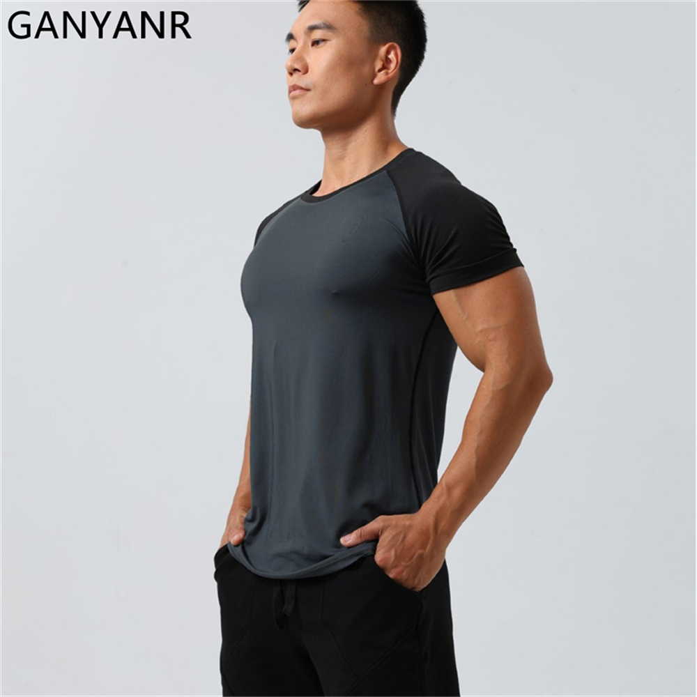 GANYANR Men's Running T-shirt  - đánh giá và giá Summer Golf Clothing