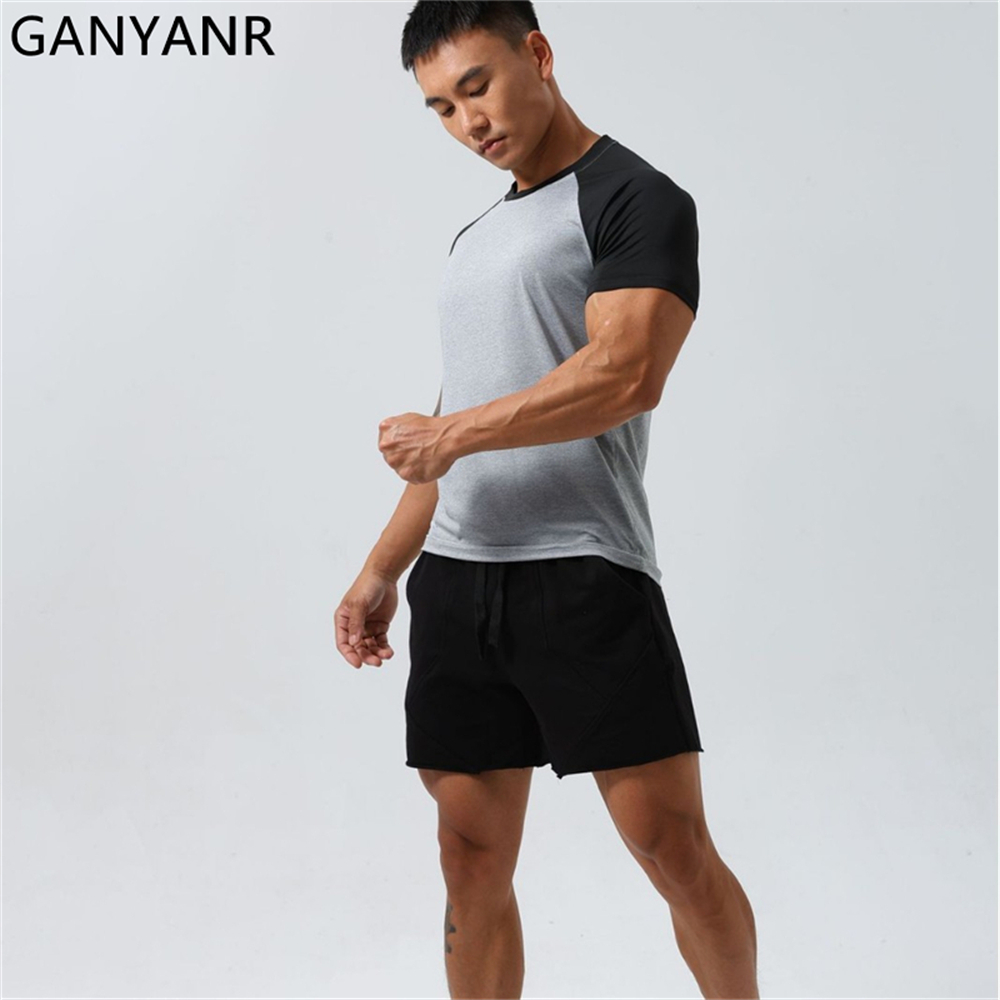GANYANR Men's Running T-shirt  - đánh giá và giá Summer Golf Clothing