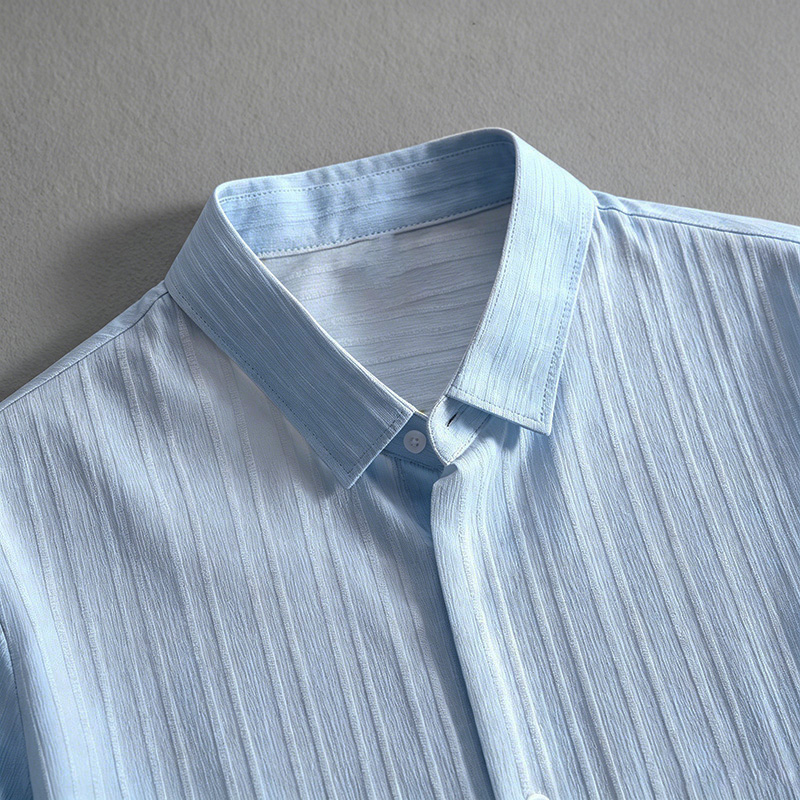 2026 New Men Vertical Wrinkle  - đánh giá và giá Summer Clothing Trend